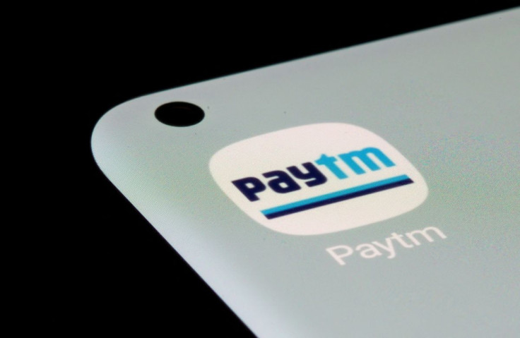 Paytm app is seen on a smartphone in this illustration taken, July 13, 2021. 