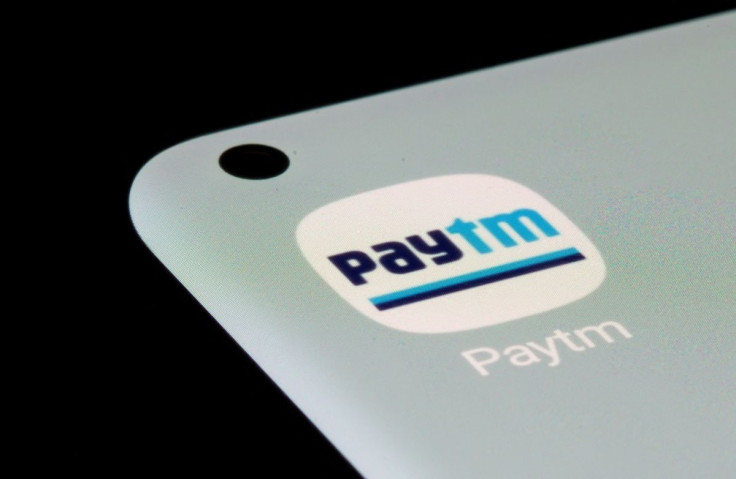 Paytm app is seen on a smartphone in this illustration taken, July 13, 2021.