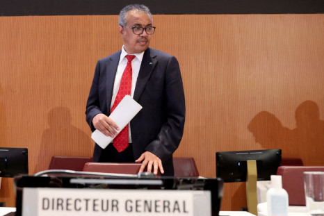 Dr Tedros Adhanom Ghebreyesus, Director-General of the World Health Organization (WHO) attends the 75th World Health Assembly at the United Nations in Geneva, Switzerland, May 22, 2022. 