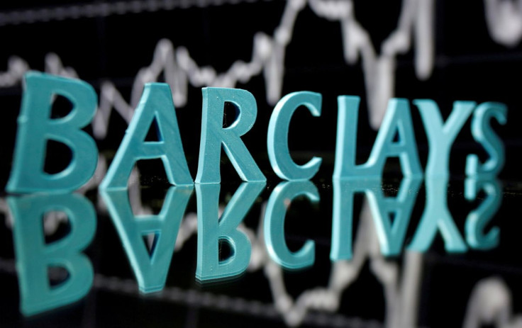 The Barclays logo is seen in front of displayed stock graph in this illustration taken June 21, 2017. 