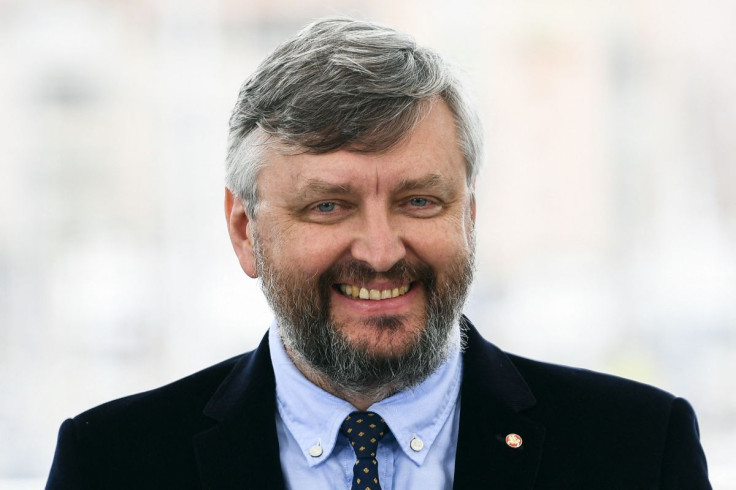 The 75th Cannes Film Festival - Photocall for the documentary film "The Natural History of Destruction" presented as part of Special Screenings - Cannes, France, May 23, 2022. Director Sergey Loznitsa poses. 