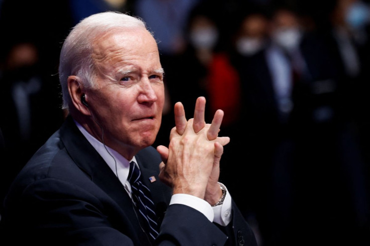 U.S. President Joe Biden attends an Indo-Pacific Economic Framework for Prosperity (IPEF) launch event at Izumi Garden Gallery in Tokyo, Japan, May 23, 2022. 