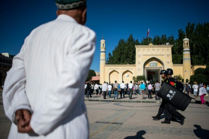 The ruling Communist Party is accused of detaining over one million Uyghurs and other Muslim minorities in the far-western region of Xinjiang