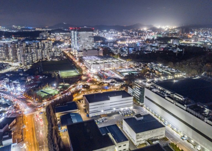 Samsung Electronics' semiconductor factory at Hwaseong. Samsung Group's flagship subsidiary is the world's biggest smartphone maker