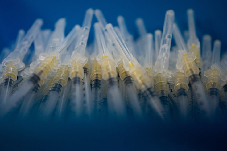 Syringes are pictured at Skippack Pharmacy in Schwenksville, Pennsylvania, U.S., May 19, 2022. 