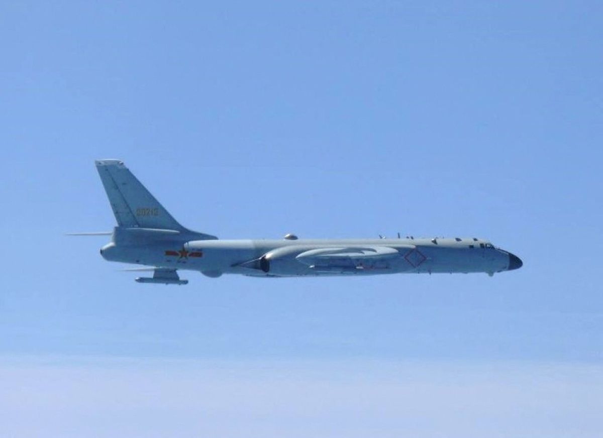 China Sends 3 H-6 Bombers With Supersonic Missiles To Fly Near Japan's ...