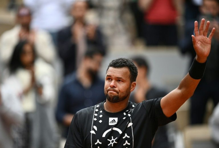 Jo-Wilfried Tsonga played the final match of his career Tuesday at the French Open