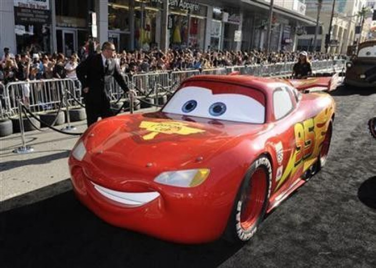 Lightning McQueen, a character from the film &#039;&#039; Cars 2&#039;&#039;, arrives at the premiere of the movie in Hollywood, California.