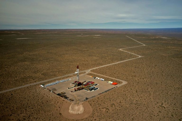 A gas well at Campo Maripe in the Vaca Muerta, an enormous non-conventional oil and gas deposit nestled in a geologic formation that provides 43 percent of Argentina's total oil production and 60 percent of its gas