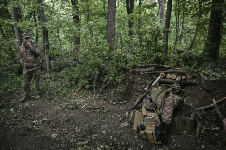 Ukrainian soldiers say that what they lack in equipment they make up in morale and the sheer number of volunteers signing up to fight the Russians