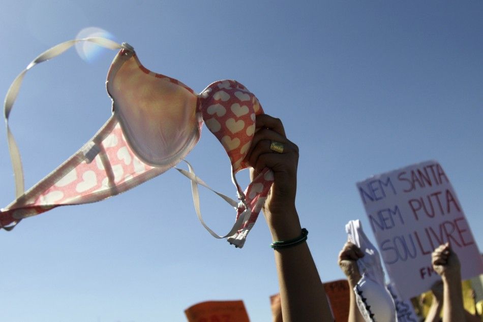 Women take part in the quotMarcha das Vagabundasquot Slutwalk protest in Brasilia