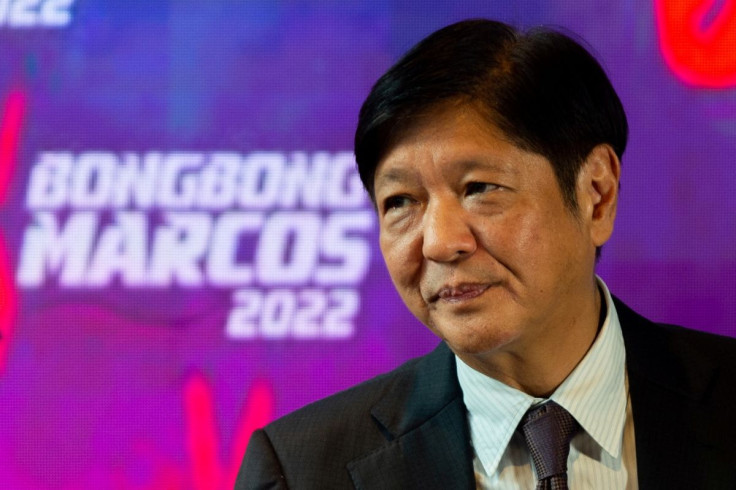 Philippine president-elect Ferdinand "Bongbong" Marcos Jr., son of late dictator Ferdinand Marcos, attends a news conference at his headquarters in Mandaluyong City, Metro Manila, Philippines, May 23, 2022. 