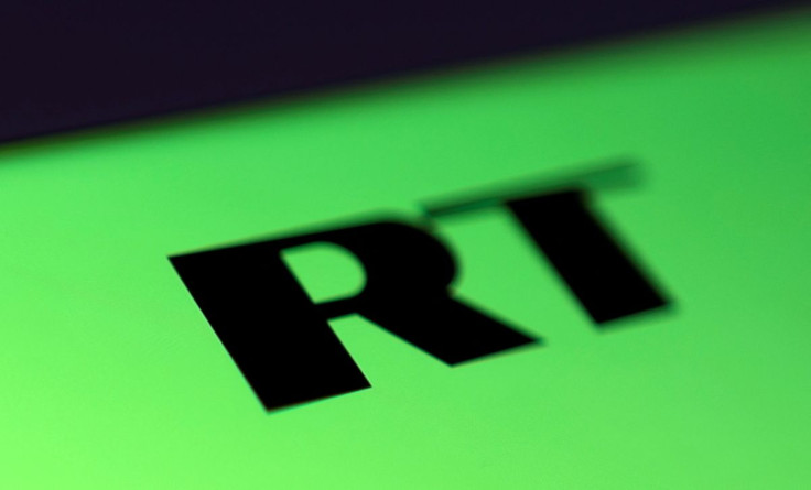 Russia Today (RT) logo is seen in this illustration picture taken February 26, 2022.