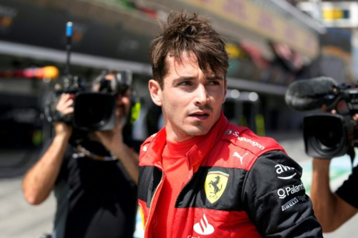 Charles Leclerc after his Ferrari broke down last Sunday when in the lead
