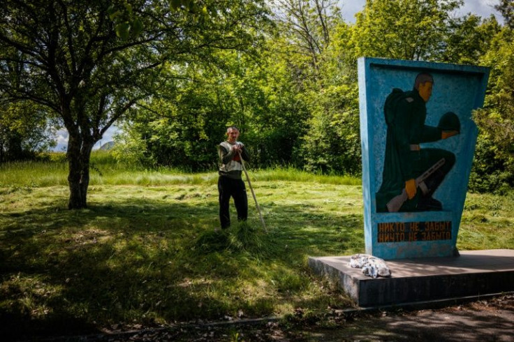 Residents spent two months under Russian occupation before Ukrainian troops took back control of the village about two weeks ago
