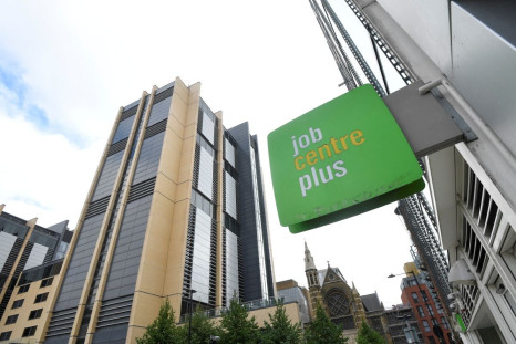 A sign is seen outside a branch of Jobcentre Plus, a government run employment support and benefits agency in London, Britain, August 6, 2020. 