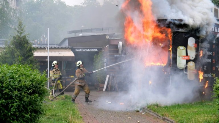 An AFP reporter in Kharkiv said the northern residential district of Pavlove Pole was hit and saw plumes of smoke rising