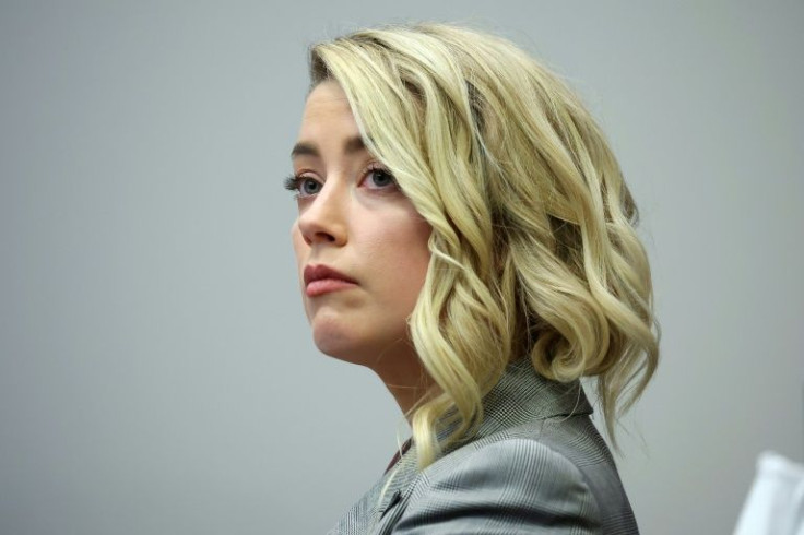 Amber Heard listens to testimony during the defamation case filed against her by Johnny Depp