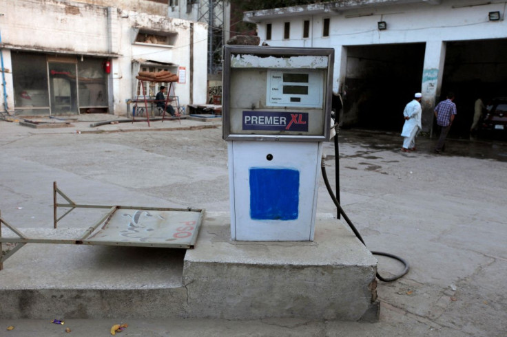 A fuel pump is pictured at a Pakistan State Oil petrol station in Rawalpindi, Pakistan October 6, 2017.