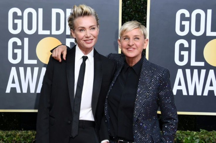 Ellen DeGeneres (R) and her wife, actress Portia de Rossi (L), have shared elements of their life together on the comedian's daytime talk show