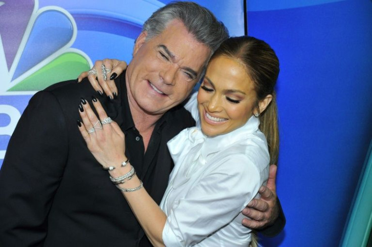 Jennifer Lopez (R), who co-starred with Ray Liotta on "Shades of Blue," said he was "so in touch in his acting"