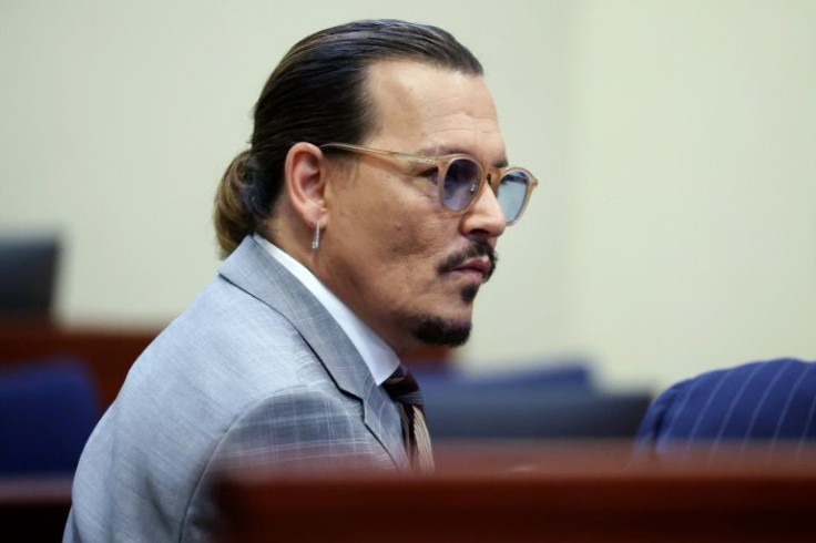 Johhny Depp at the Fairfax County Circuit Courthouse