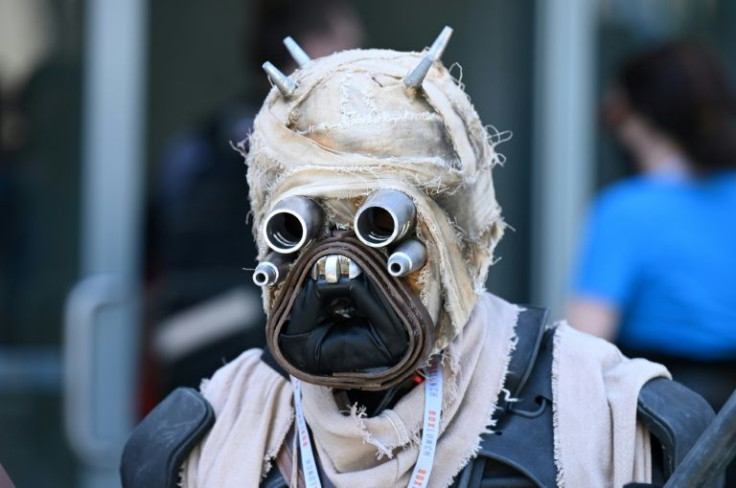 Thousands of fans attended the Star Wars event in Anaheim -- some of them in costume