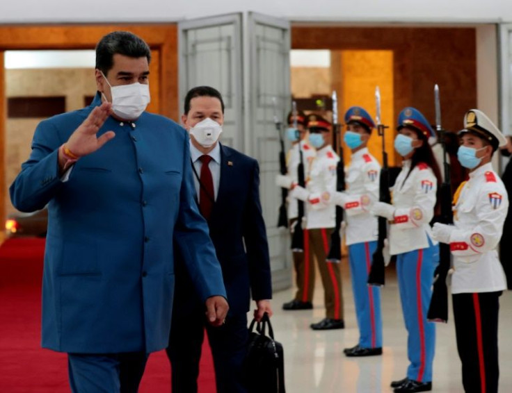 Venezuelan President Nicolas Maduro arrives for talks in Havana days ahead of a US-led summit that is excluding the two leftist governments