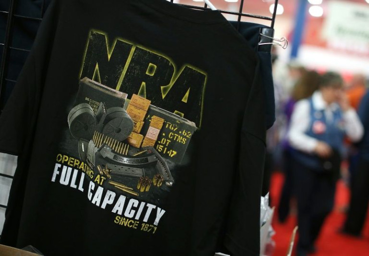 A t-shirt on sale at the NRA convention in Houston in 2013