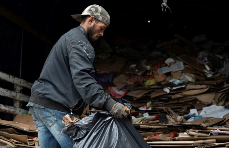 In 2020, according to the Bogota city council, 25,000 of the capital's eight million inhabitants worked as informal rubbish recyclers