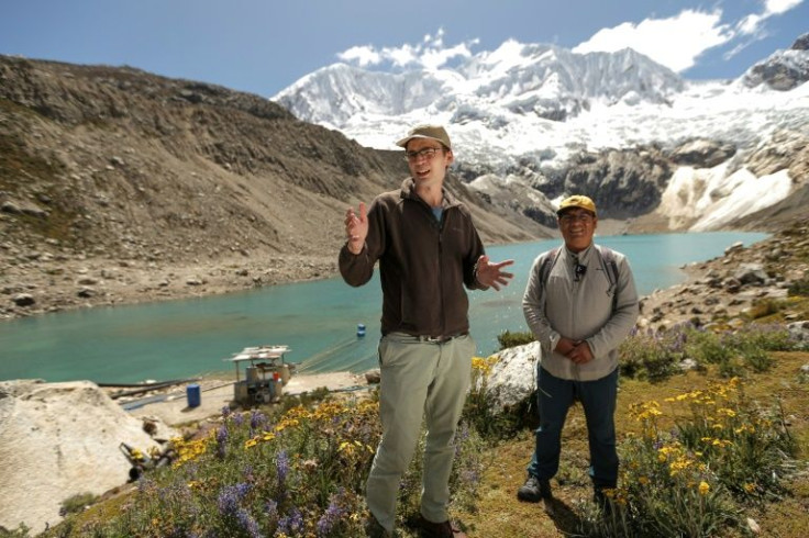 UCL researcher Noah Walker-Crawford (left) says disaster has struck Huaraz before due to a glacier avalanche