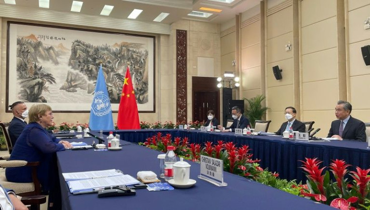 The UN rights envoy says her contentious visit to China was "not an investigation"