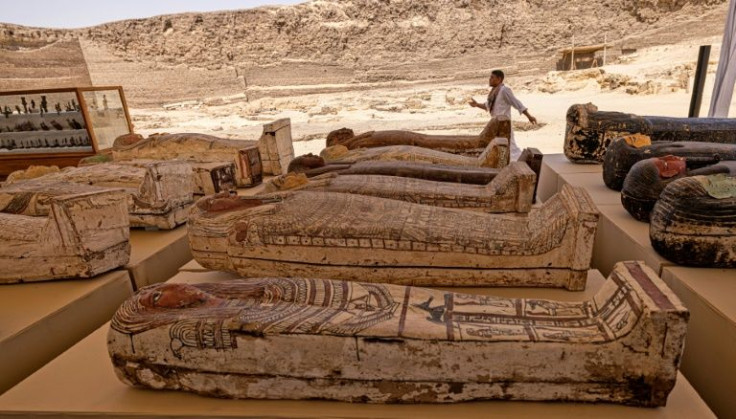 The sarcophagi have mummies inside, said Mostafa Waziri, head of Egypt's Supreme Council of Antiquities