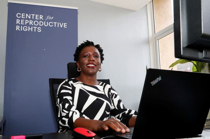 Evelyne Opondo, senior regional director for Africa of the Center for Reproductive Rights, and a pro-abortion campaigner poses for a photograph inside her office in Nairobi, Kenya May 25, 2022. Picture taken May 25, 2022. 