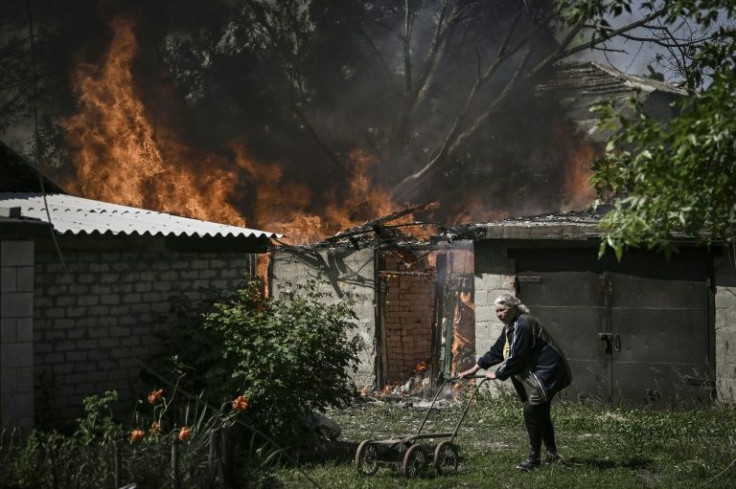 There was shelling in the city of Lysytsansk in the eastern Ukrainian region of Donbas