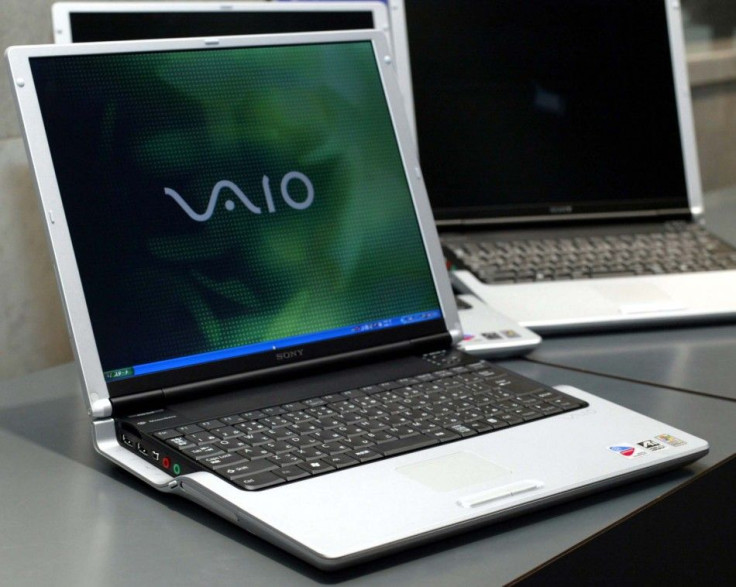 A Sony VAIO laptop unveiled in Tokyo