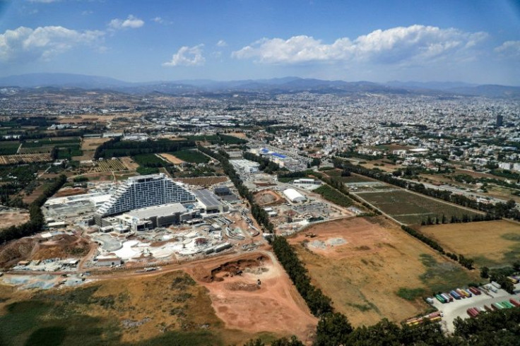 Enormous: An aerial view of the City of Dreams Mediterranean casino in Limassol