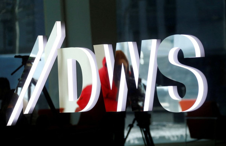 The new logo of Deutsche Bank's DWS Asset Management is pictured at their headquarters in Frankfurt, Germany, March 19, 2018.