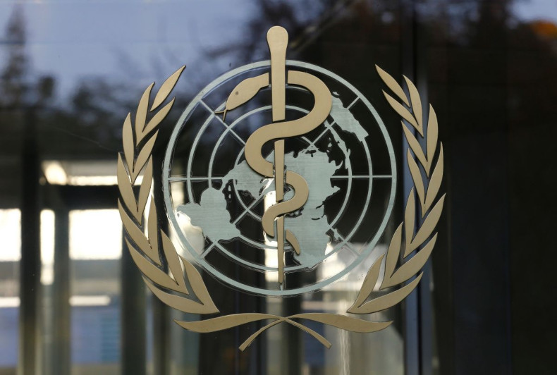 A logo is pictured on the World Health Organization (WHO) headquarters in Geneva, Switzerland, November 22, 2017.  
