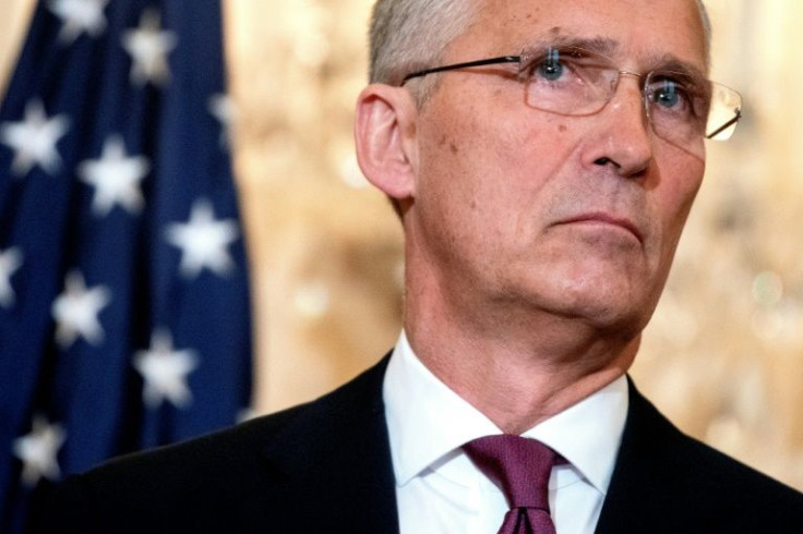 NATO Secretary-General Jens Stoltenberg holds a joint press conference with US Secretary of State Antony Blinken at the State Department