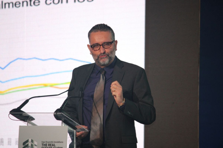 Massachusetts Institute of Technology (MIT) associate professor Albert Saiz speaks at a real estate conference in Mexico City, Mexico June 1, 2022. Edgard Soberanes/Handout via REUTERS