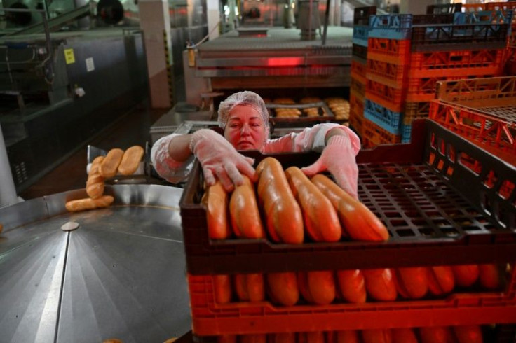 Work continued at  Tsar-Khlib bread outside Kyiv even as Russian forces advanced