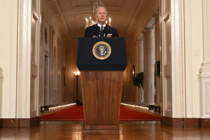 US President Joe Biden urges Congress to pass laws to combat gun violence in an address from the White House on June 2, 2022