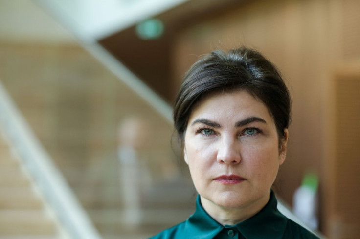 Ukraine's top prosecutor Iryna Venediktova poses after an interview with Reuters following a news conference on investigations into alleged war crimes, amid Russia's invasion of Ukraine, in The Hague, Netherlands May 31, 2022. 