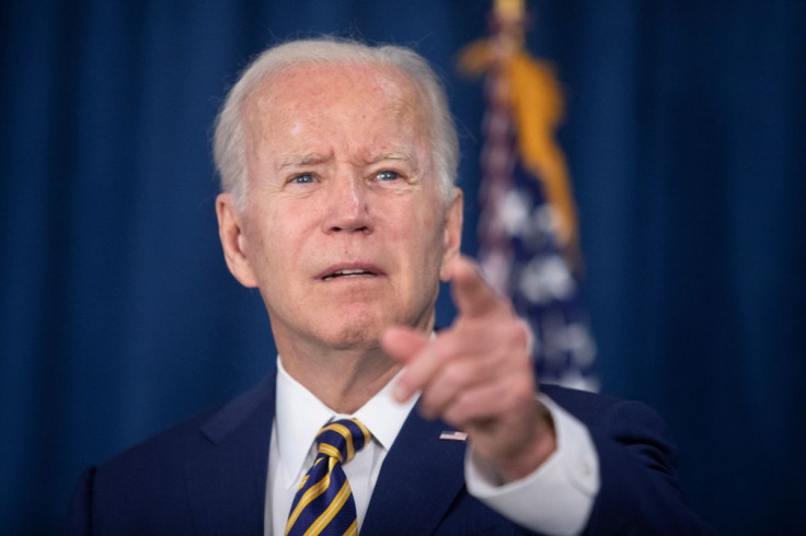U.S. President Joe Biden delivers remarks on the monthly U.S. jobs report, at the Rehoboth Beach Convention Center, in Rehoboth Beach, Delaware, U.S., June 3, 2022.
