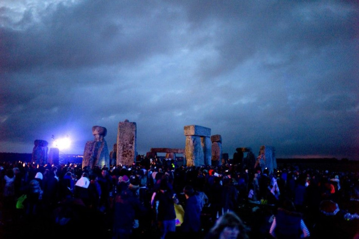 Chants and Incantations: Summer Solstice 2011 celebrated by druids at Stonehenge.