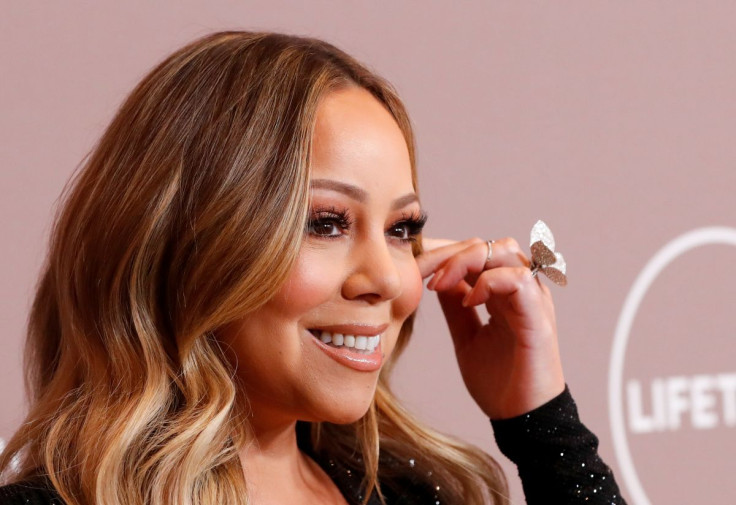 Singer Mariah Carey poses as she attends Variety's 2019 Power of Women: Los Angeles, in Beverly Hills, California, U.S., October 11, 2019. 