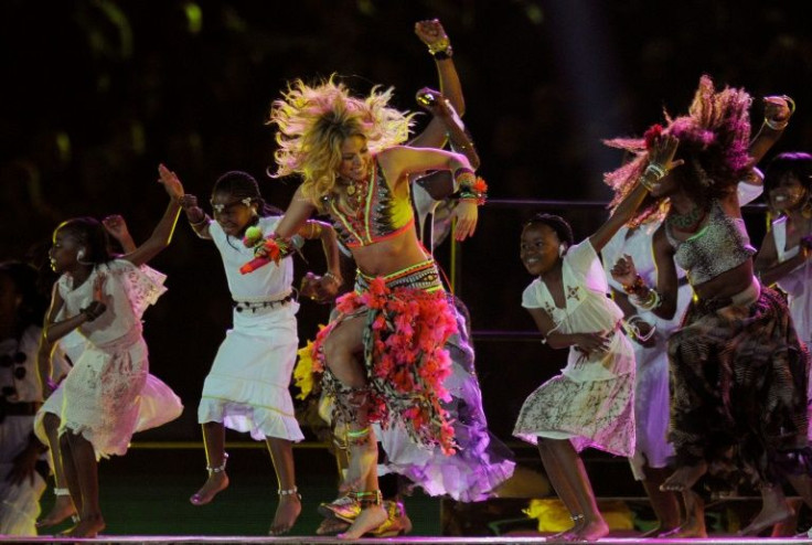 Shakira sang her infectious hit 'Waka Waka', the official song of the 2010 World Cup, at the event's closing ceremony in South Africa