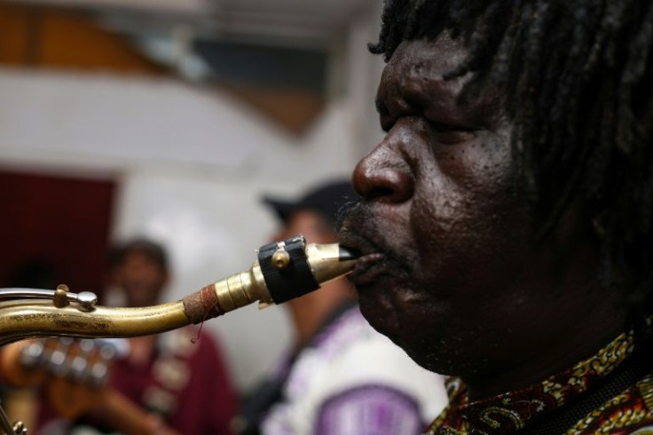 Unlike Jaber, the rest of his band all hail from different parts of ethnically diverse Sudan