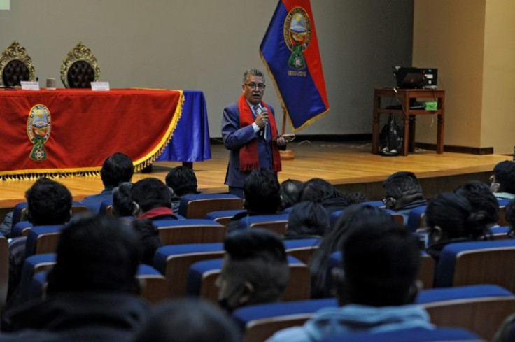 San Andres university rector Oscar Heredia is worried about the trend in eternal students